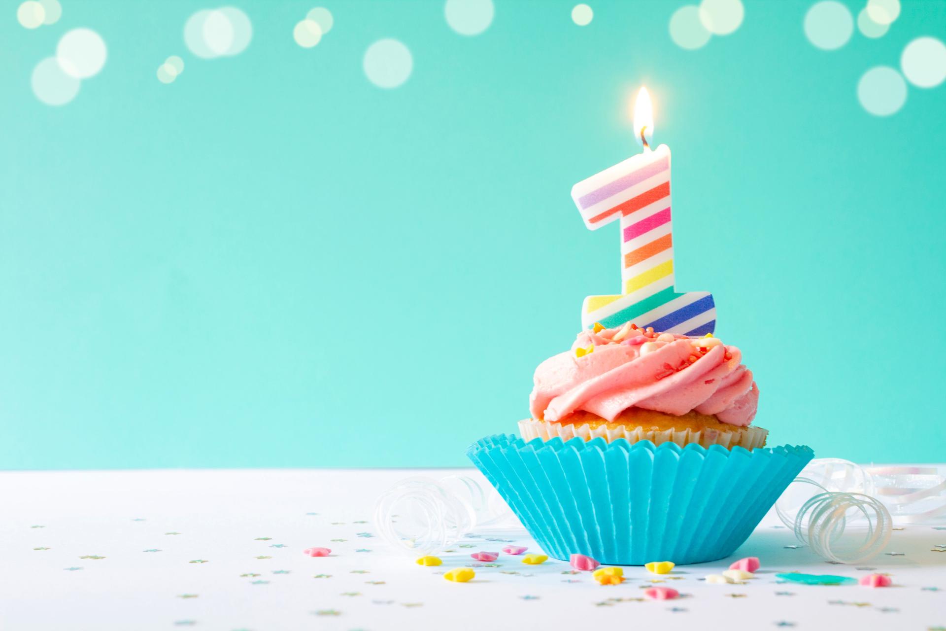 1st Birthday Cupcake